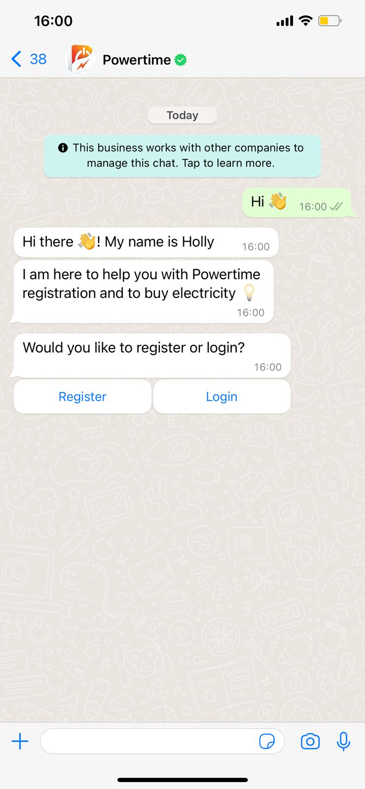 Top Up Your Power on Whatsapp With Our Powertime Chatbot